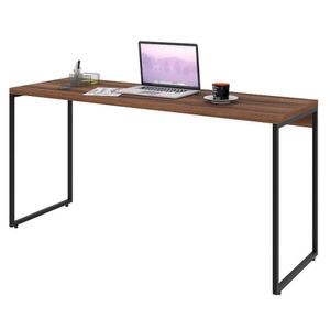 Mesa De Escritório Escrivaninha 150Cm Dynamica Industrial C08 Nogal