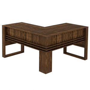 Mesa Para Escritório Em L Me4145 Nogal/nogal