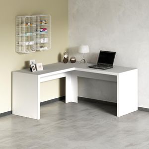 Escrivaninha/Mesa Escritório De Canto Cr25024 Branca