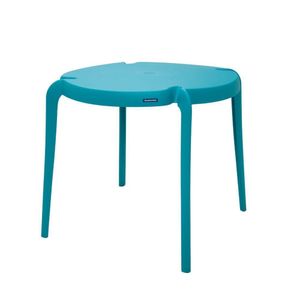 Mesa Tramontina Clarice Azul Claro 79 Cm E Fibra De Vidro