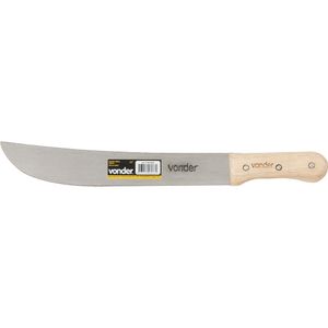 Facão para mato 16" aço carbono cabo madeira - Vonder