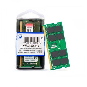Memória Kingston 16GB DDR4 3200MHz SODIMM Notebook Rápida