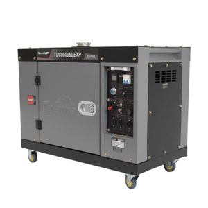 Gerador Cabinado Diesel Toyama 6,5KW Biv 15L P.Elétrica LED