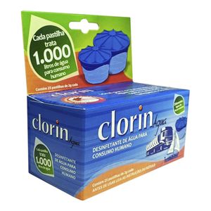 Clorin 1000 Com 25 Pastilhas 1 Unidade Nautika