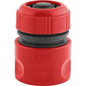Engate rápido jardim 1/2" plástico com bloqueador - Nove54