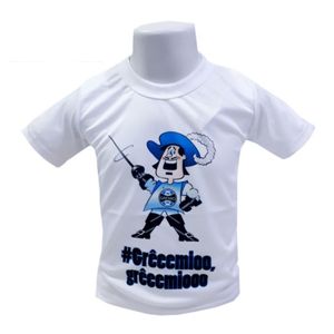 Camisa Infantil Grêmio Estampa do Mascote Oficial