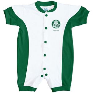 Macacão Bebê Palmeiras Manga Curta - Torcida Baby