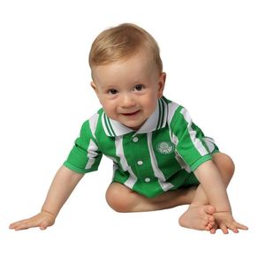 Macacão Bebê Palmeiras Uniforme Campo Oficial