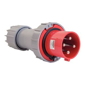 Plugue Móvel Industrial 3P+T 125 A 380-415 Vca 6 H Tramontina