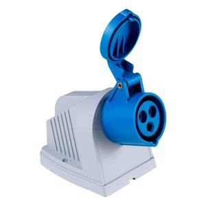 Tomada de Sobrepor Industrial 2P+T 16 A 220-250 Vca 6 H Tramontina