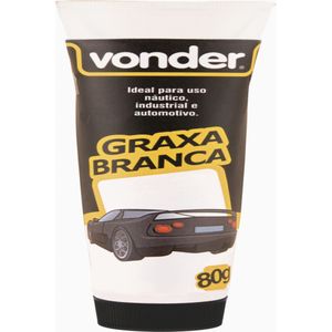 Graxa branca bisnaga 80g - Vonder