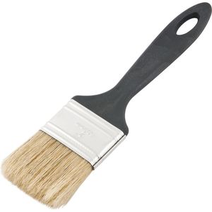 Pincel 2.1/2  Cerdas Brancas Cabo Plástico Para Tintas Pva E
