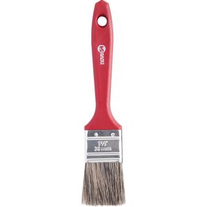Pincel 1.1/2  Cerda Gris Cabo Plástico Para Tintas Latéx E A