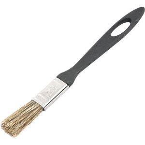 Pincel 1  Cerdas Gris Cabo Plástico Para Tintas Latéx E Acrí