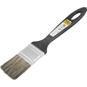 Pincel 1.1/2  Cerdas Gris Cabo Plástico Para Tintas Latéx E