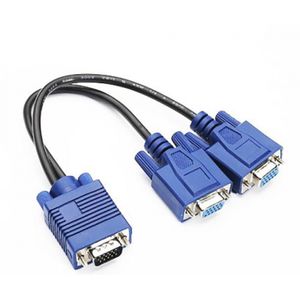 Cabo Vga Tipo Y Db15 Macho X 2 Db15 Femea 30Cm