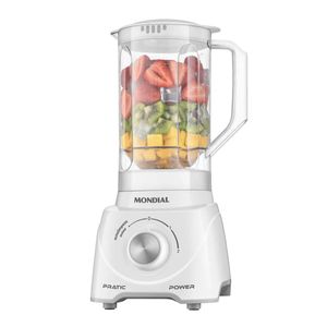 Liquidifcador 550W 2,2L Mondial L-97-W Pratic Power 2Vel Branco 220V