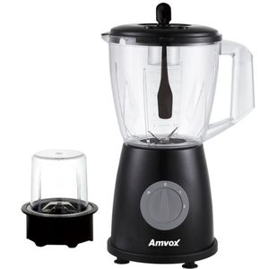 Liquidificador 600W 1,8L Amvox ALQ 600 2 Vel Black 220V