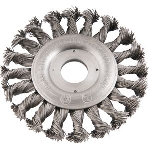 Escova Circular Torcida 4.1/2x1/2  Furo 7/8  Aço Carbono Pol