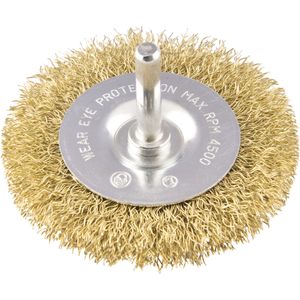 Escova circular ondulado 3x3/8" haste 1/4" 4500rpm