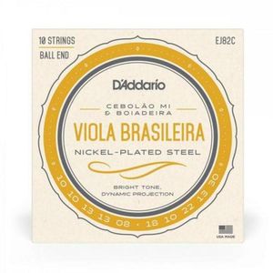 Encordoamento Para Viola Brasileira Cebolão Mi/boiadeira
