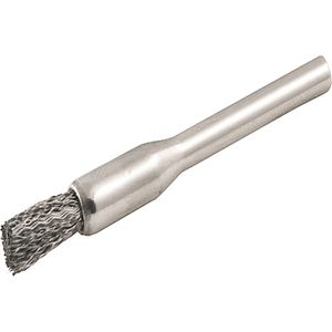 Escova pincel 4mm inox c/ haste p/ microrretífica Vonder