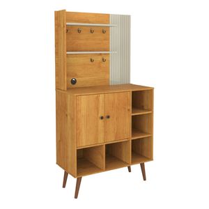 Cantinho de Café Aurora Patrimar Ripado Cinamomo/Off White