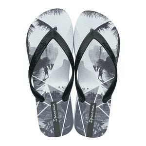 Sandália Ipanema Urbana Masculina Branco e Preto 39/40
