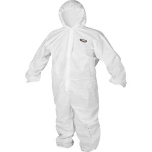 Macacão com Capuz Branco Tamanho M Ai 30 Ppl Vonder Plus