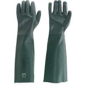 Luva Pvc Palma Áspera Com Forro 56cm Pav0056 Com 05 Pares -
