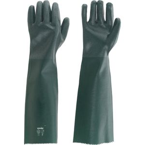 Luva Pvc Palma Áspera Com Forro 65cm Pav0065 Com 05 Pares -