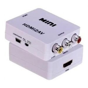 Adaptador Mini Conversor De Hdmi Para Video Composto 3Rca Av