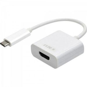 Cabo Adaptador Usb Tipo C Macho Para Hdmi Femea Branca Storm