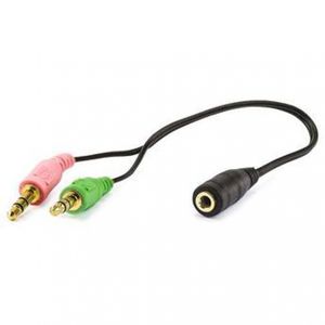 Cabo Adaptador 1 P2 Fêmea X 2 P2 Machos
