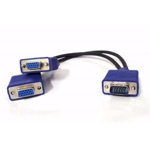 Cabo Y Para Monitor Vga Macho X Vga Fêmea Adaptador