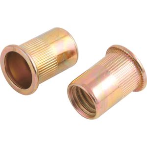Rebite aço carbono M12 rebite manual rosca pacote com 10 peç