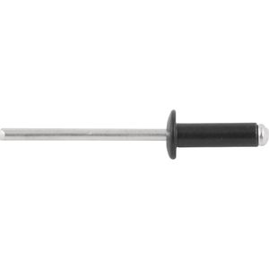 Rebite Alumínio Preto 3,2x6,0 com 100 peças - Nove54