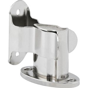 Fixador de porta metálico niquelado para piso - Vonder