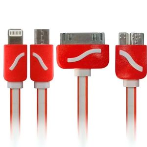 Carregador veicular 4 em 1 Duplo USB CUS-A5E1A Xbom