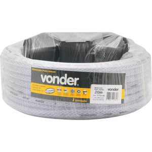 Mangueira Para Jardim 7/16  Transparente Trancada Suporte Co