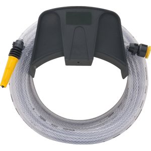 Mangueira Para Jardim 7/16  Transparente Trancada Suporte Co