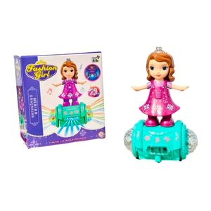 Boneca Hoverborad Fashion girl musical luzes 360° ZL-5170