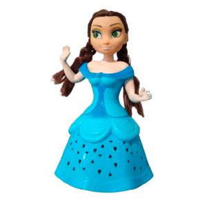 Boneca Princesa de neve com musica e luzes TK-1739