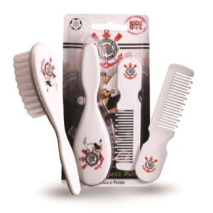 Pente e Escova Bebê Corinthians Kids Gol