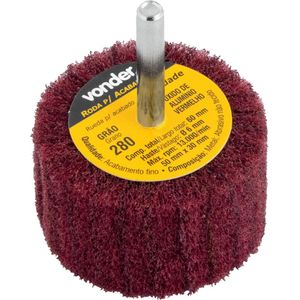 Roda com Haste para Acabamento 50x30 mm G280 Vonder