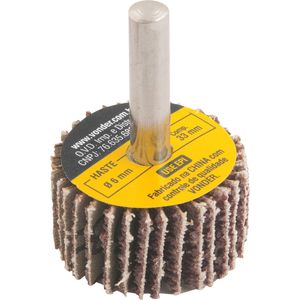 Roda lixa minikontour 60x20mm g80 haste 6mm - Vonder