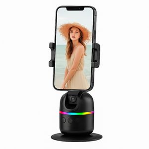 Rastreador Facial Inteligente 360° para Filmagens Profissionais com Movimento Automático