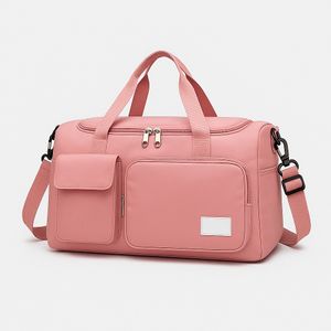Bolsa Mala Feminina Porta Tênis para Academia e Viagem Resistente e Estilosa com Divisórias e Bolsos Internos - ROSA