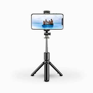 Bastão de Selfie com Tripé para Celular com Controle - Tripé Selfie Stick 360° com Controle Bluetooth