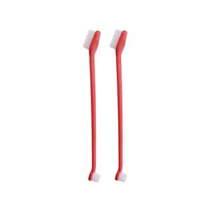 Escova Dental para Cães e Gatos - Pacote com 2 Peças